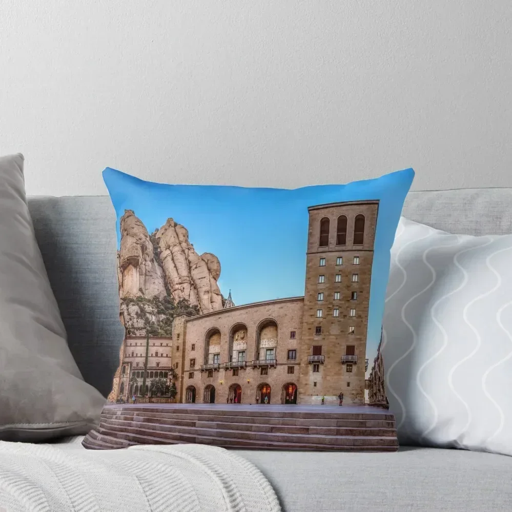 

Monastir de Montserrat (Monestary of Montserrat) Throw Pillow Cushion Cover Luxury Pillow Cover pillow