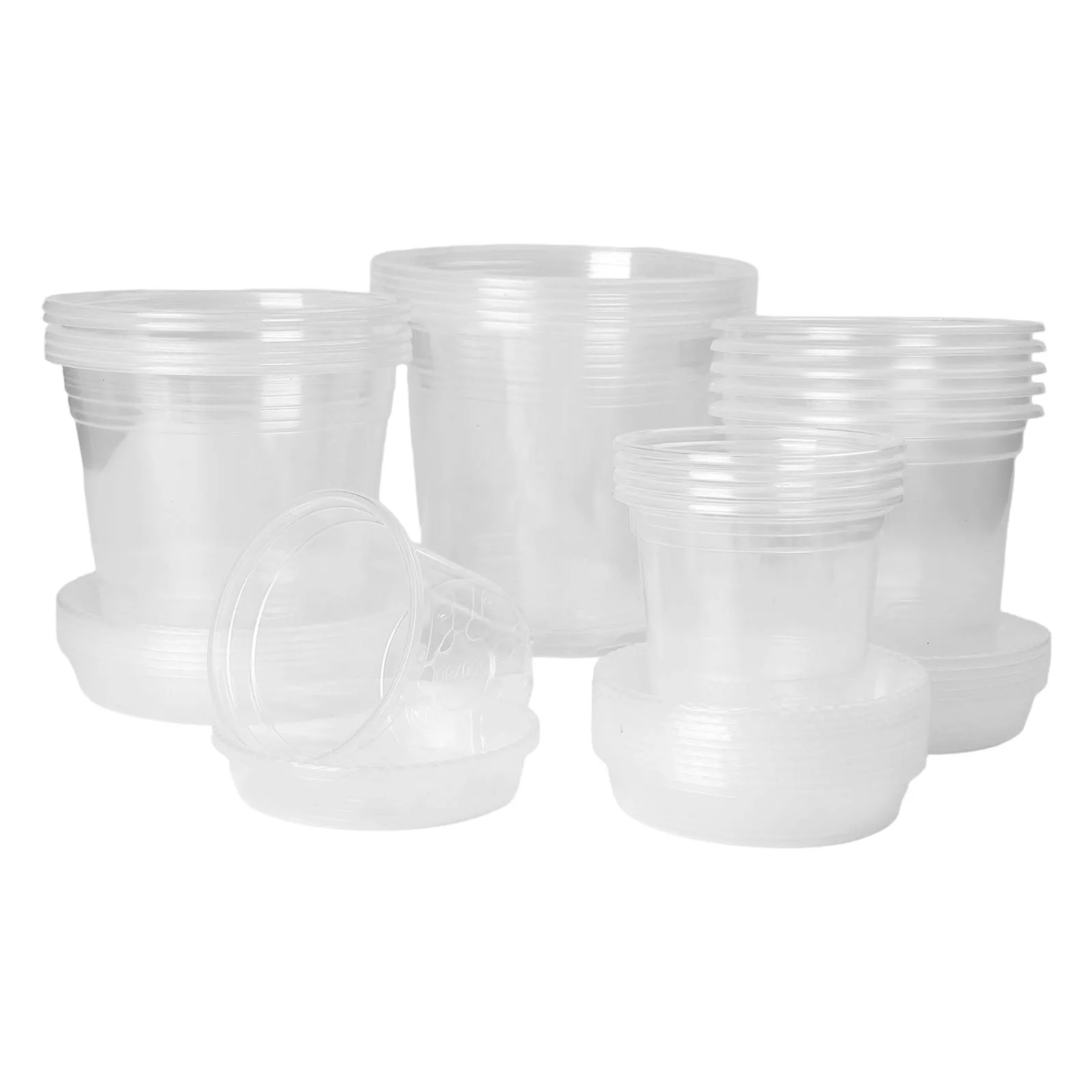 Clear Flowerpot Drainage Hole Pot Indoor Gardening Root Growth Visibility For Indoor Gardening Clear Nursery Pots For Plants