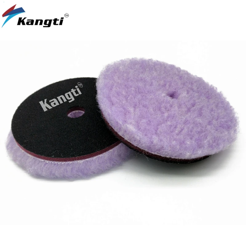 5/6 Inch Natural Lamb Skin Wool Polishing Pad Car Polish Wool Buffing Pad Wheel Auto Paint Care Polisher Pads Car Beauty Use