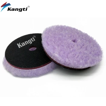 5/6 inch natural lamb wool polishing pad car body polish wool buffing pad wheel auto paint care buffing pads car beauty use