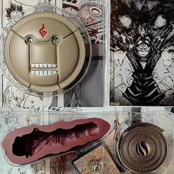 Anime Jujutsu Kaisen Ryomen Sukuna Cosplay Prop Cartoon Mini Mechanical Pellet Finger Seal Cloth Accessories Ornament Xmas Gift