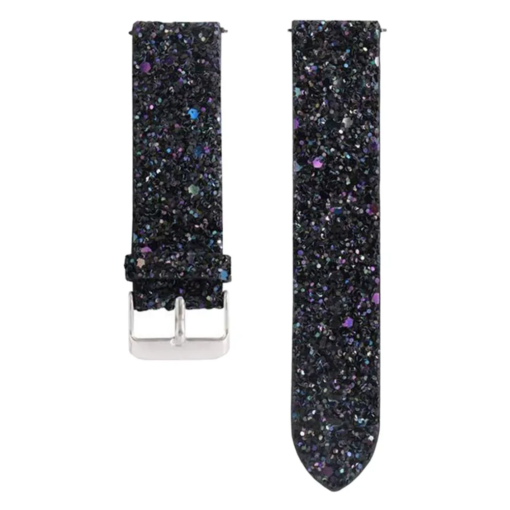 

Replaceable Shiny Watchband Comfortable Soft Durable Adjustable Glitter Watch Strap Watchband Watch Band