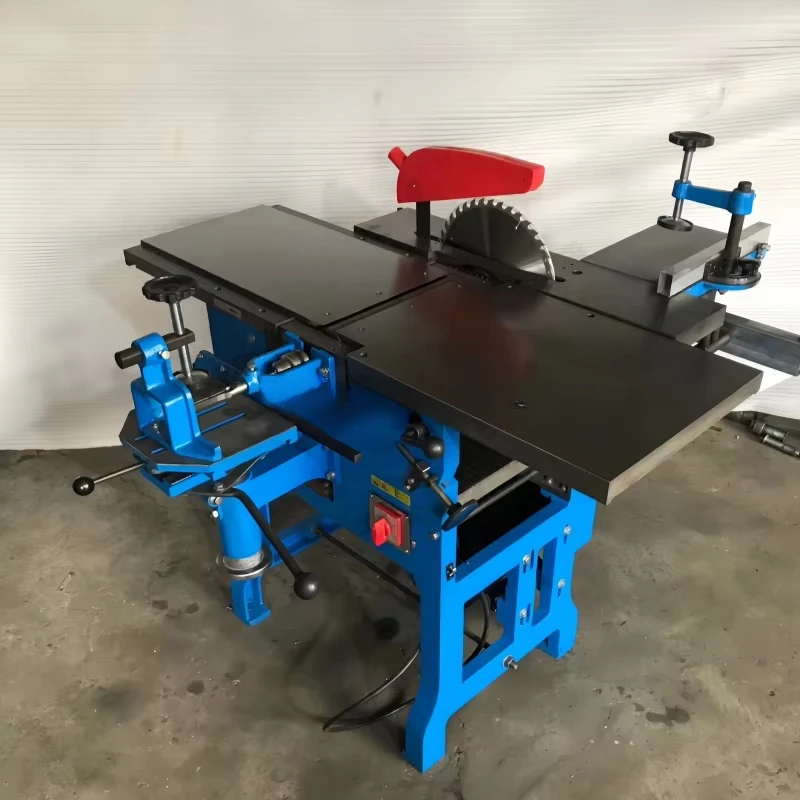 Combinatio Multipurpose Multifunctional Mini Wood Seam Planer Combination Multifunctional Grooving Machine Planer Sawing Machine