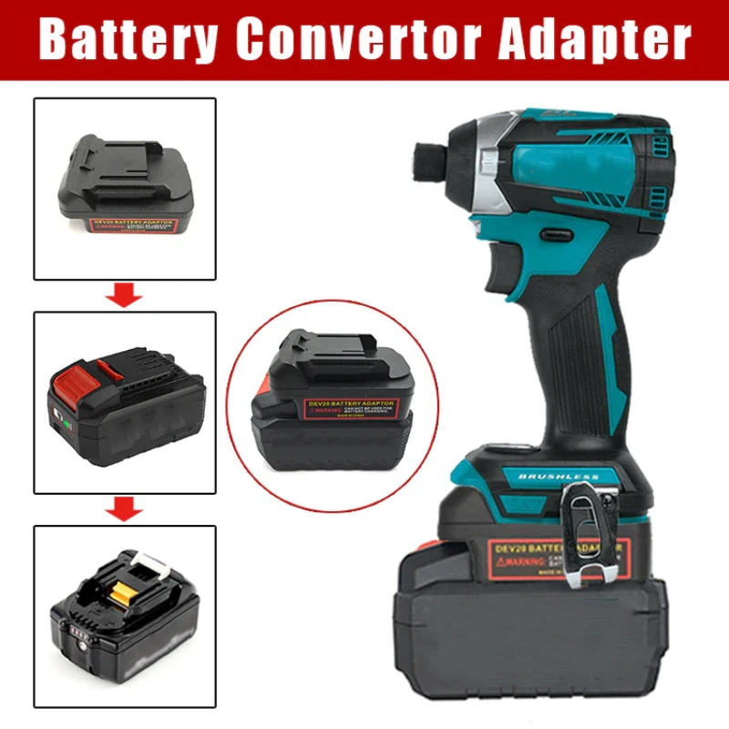 Battery Adapter Converter For Devon 20V Li-ion Battery Convert For Makita 18V BL Series Lithium Battery Electric Power Tools