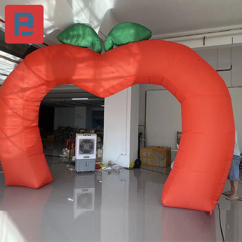 Arco Inflável Gigante De Maçã, Publicidade De Iluminação, Desenhos Animados, Laranja, Serpente, Abertura Do Festival De Frutas, Véspera De Natal, Modelo Aéreo