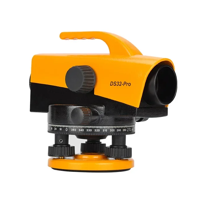 32X Automatic Optical Auto Level Instrument Kit, High Precision Auto Level for Construction Height Distance Angle Surveying