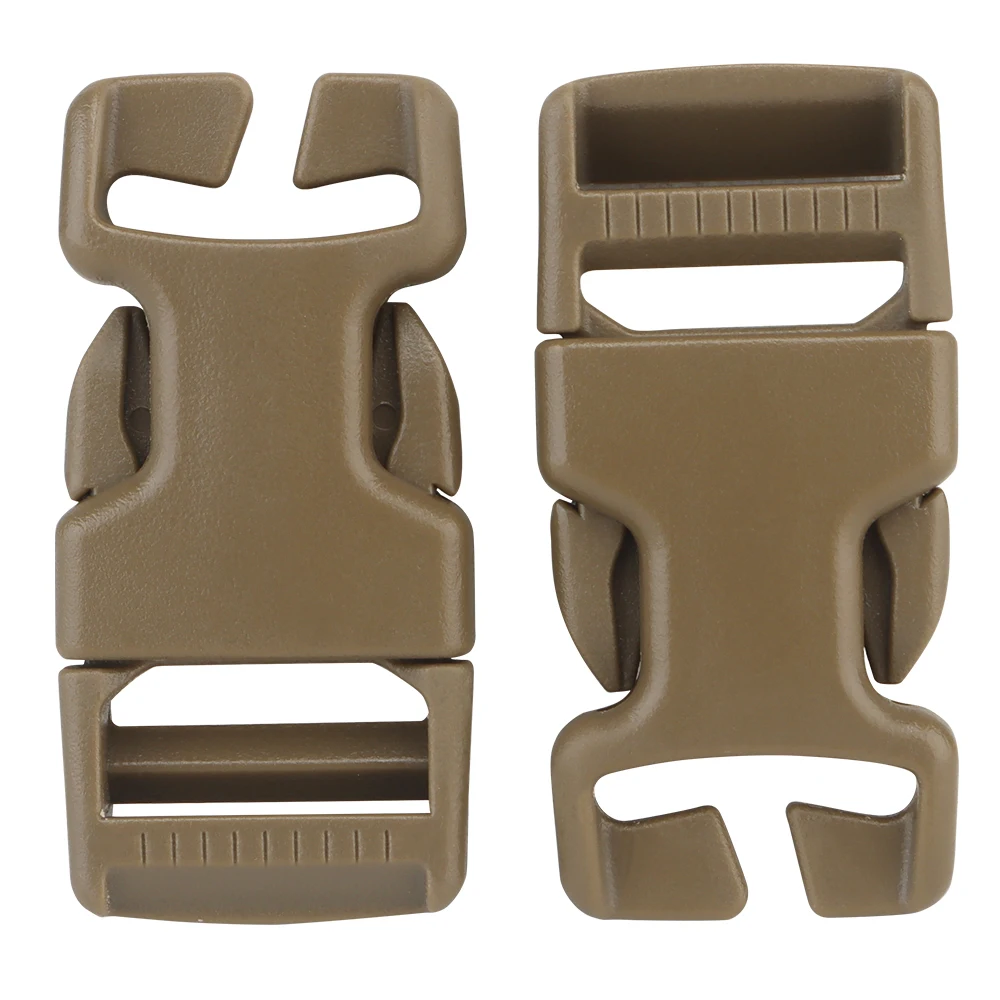 Tactical 1 Inch SRB Side Release Buckle Quick Attach Surface Mount Mil-spec MOLLE PALS Webbing Hunting Vest Accessories Plastic