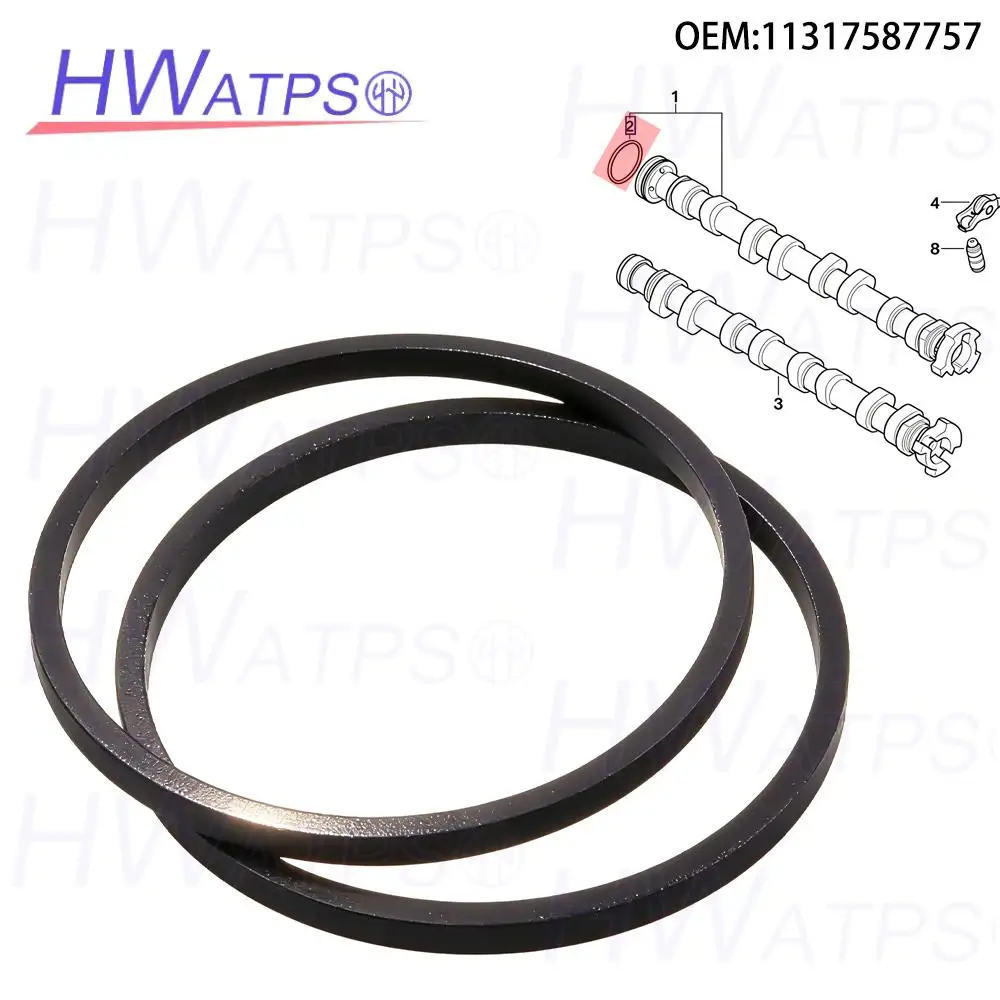 

Для BMW E82 F22 E90 F32 E60 F01 G14 X/Z X1 Z4 MINI R55 R61 N12 N18 N51 S63 N74: уплотнительное кольцо распредвала/ректификационное кольцо 11317587757