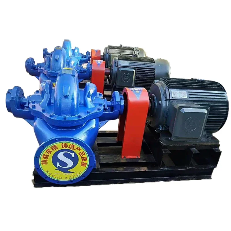 Hydropower Station Split Casing Centrifugal Pumping Machine Double Suction Sand Water Pump