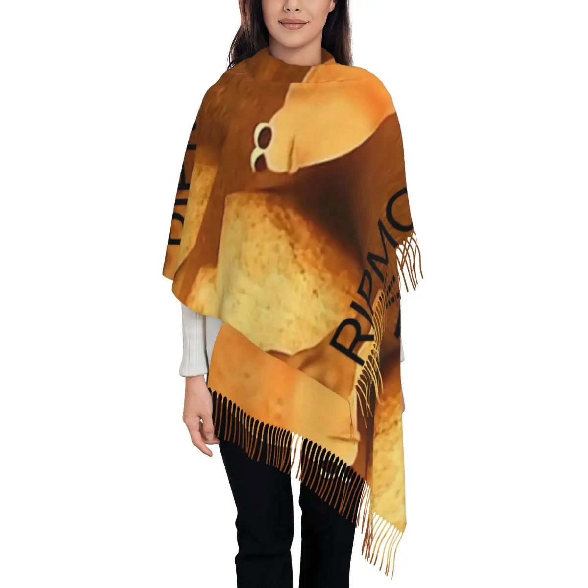 

Marcus The Worm Meme шали женские зимние теплые большие мягкие шарфы Rip Rock шейный платок шарфы с кисточками