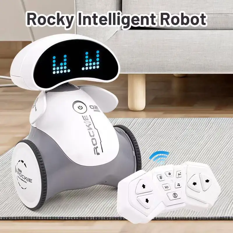 JJRC children's intelligent robot parent-child interactive induction programming electric toy light music dancing robot