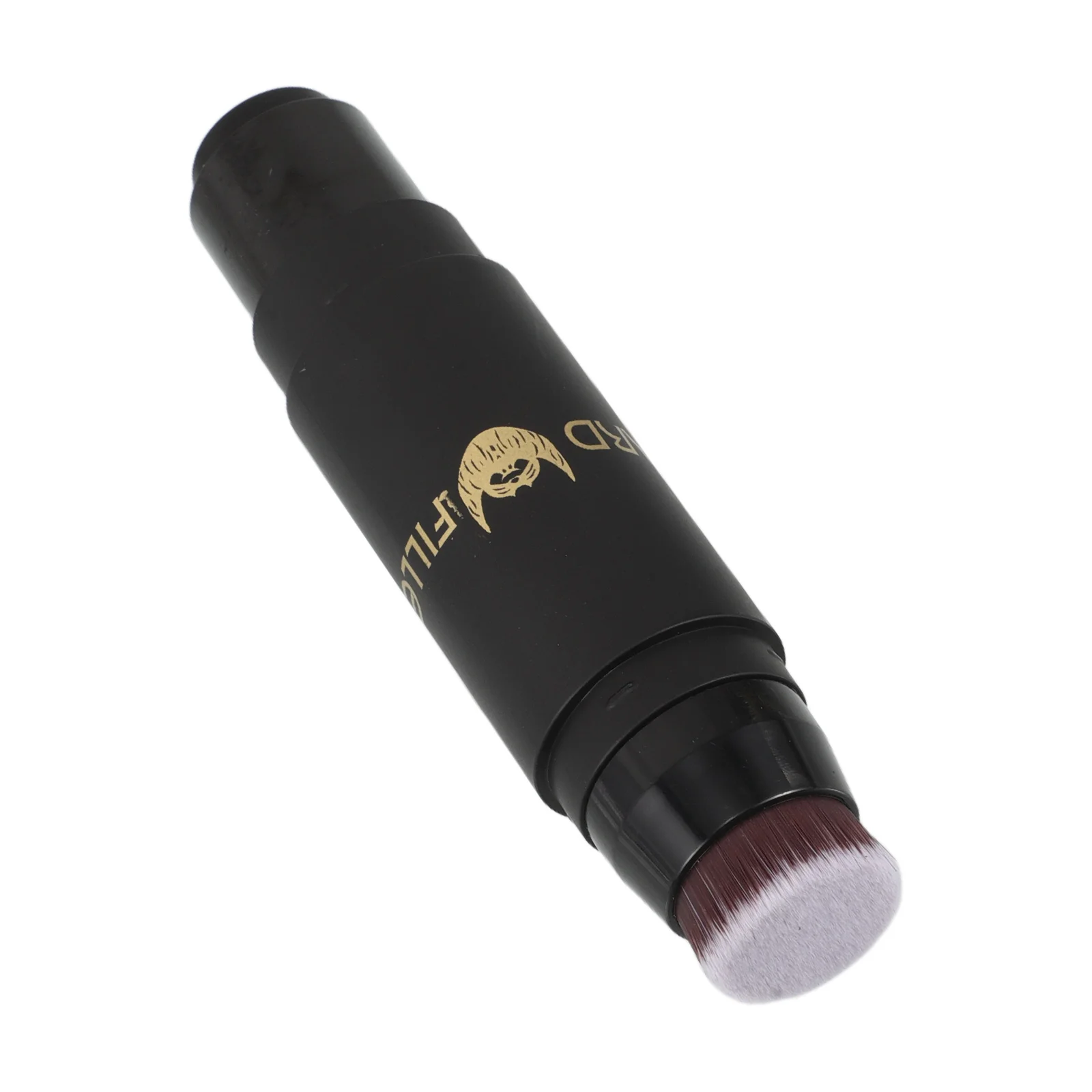 

2in1 Beard Dyeing Filling Stick Black Nylon Cream Brush Men Hair Thickener Brow Pencil Styling Safe Fiber Tool Mustache