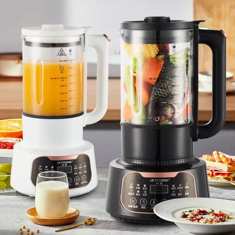 PESKOE High-Speed ​​Blender, Fully Automatic, Multifunctional, Filter-Free Juicer, Home Soy Milk Maker, Heating Function