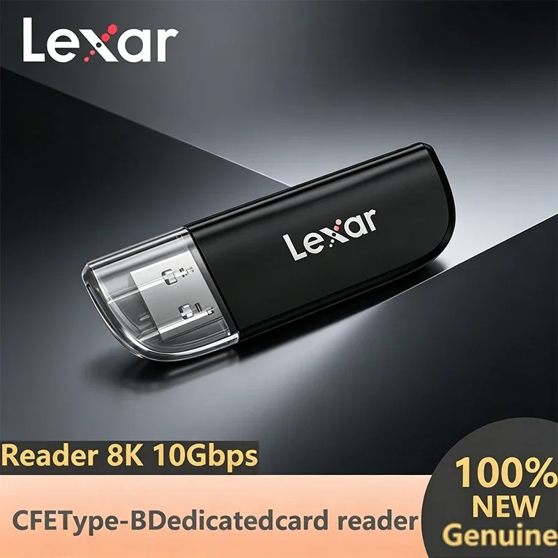 

Lexar RW300U Dual Slot Card Reader, USB 3.2 Gen1, 2-in-1 Portable Adapter, High Speed Reading for TF & SD Memory Cards