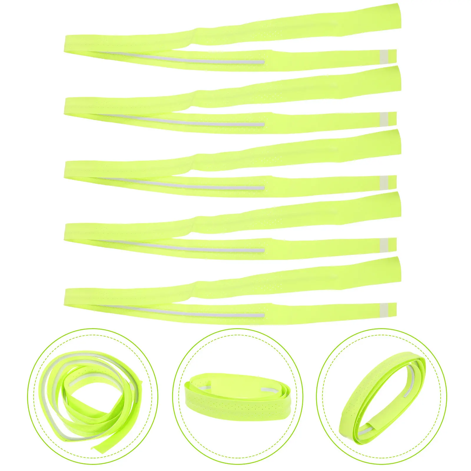 

5Pcs Badminton Racket Anti-Skid PU Handle Tape Sweat Absorbent Grip Tape for Tennis Baseball Softball Bat Non-Slip Grip Wrap