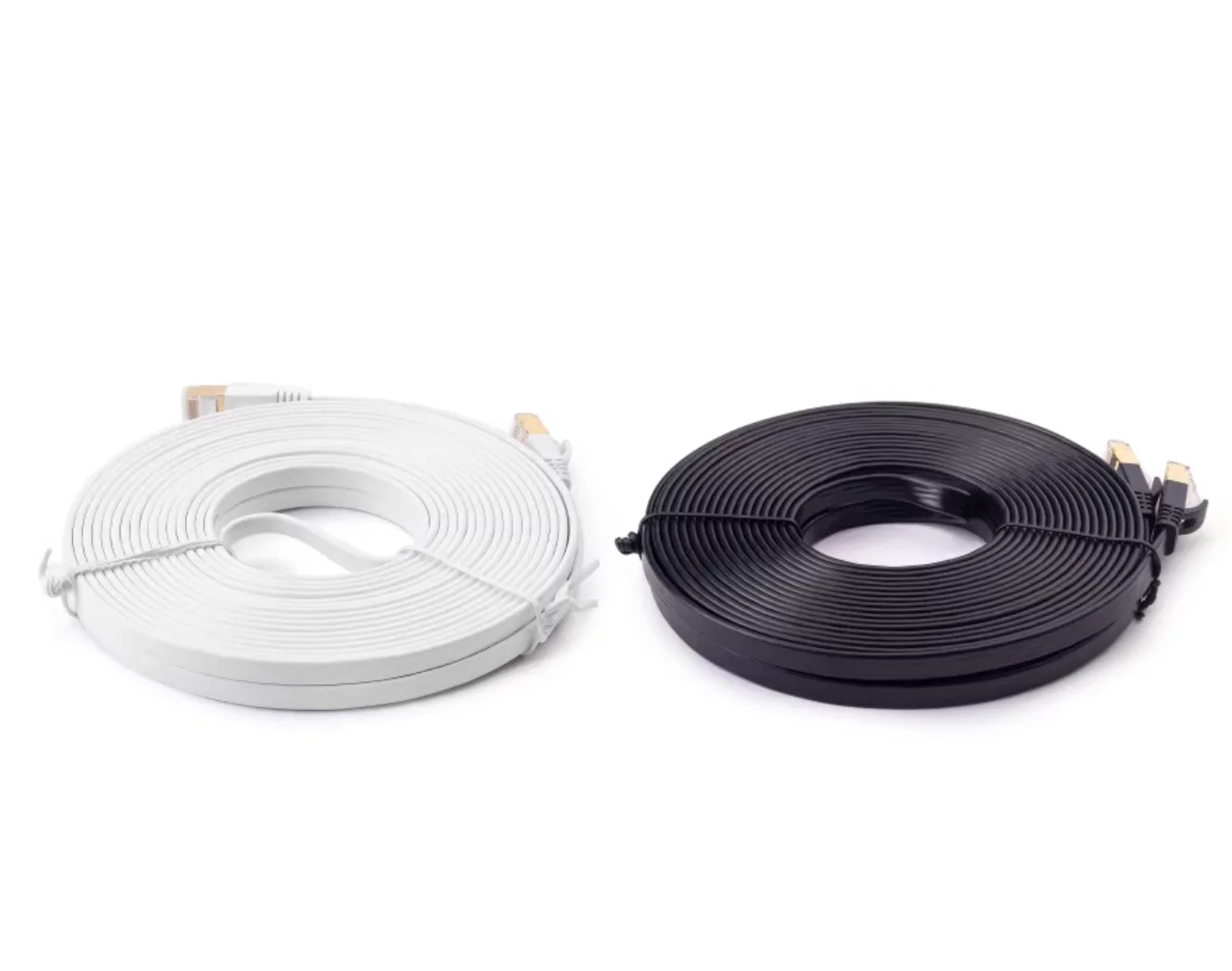 Cat7 RJ45 Ethernet Cable Flat LAN Patch Cord SSTP Network Internet for Computer Router Laptop PC 1m/3m/5m/10m