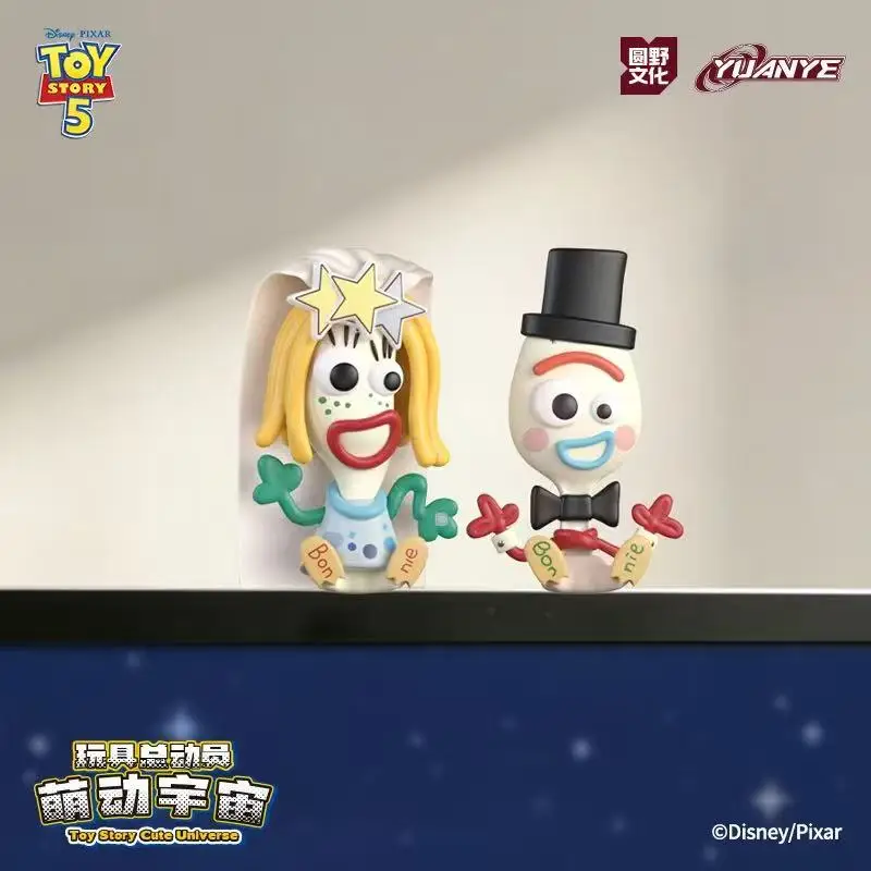 Authentic YUANYE Toy Story 5Cute Universe Blind Box Figures Woody Buzz Lightyear Birthday Gift Cute Desktop Ornament Set view 6