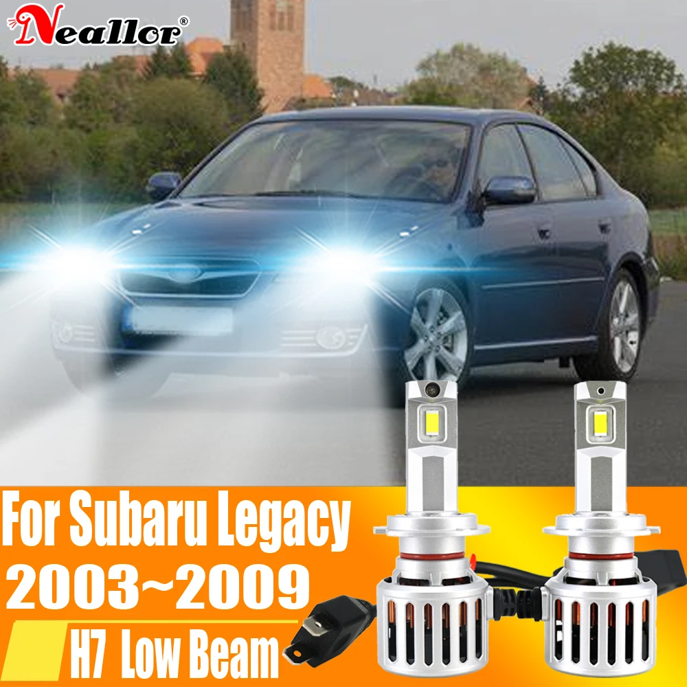 

2 шт., Автомобильные светодиодные лампы H7, 12 В, 55 Вт