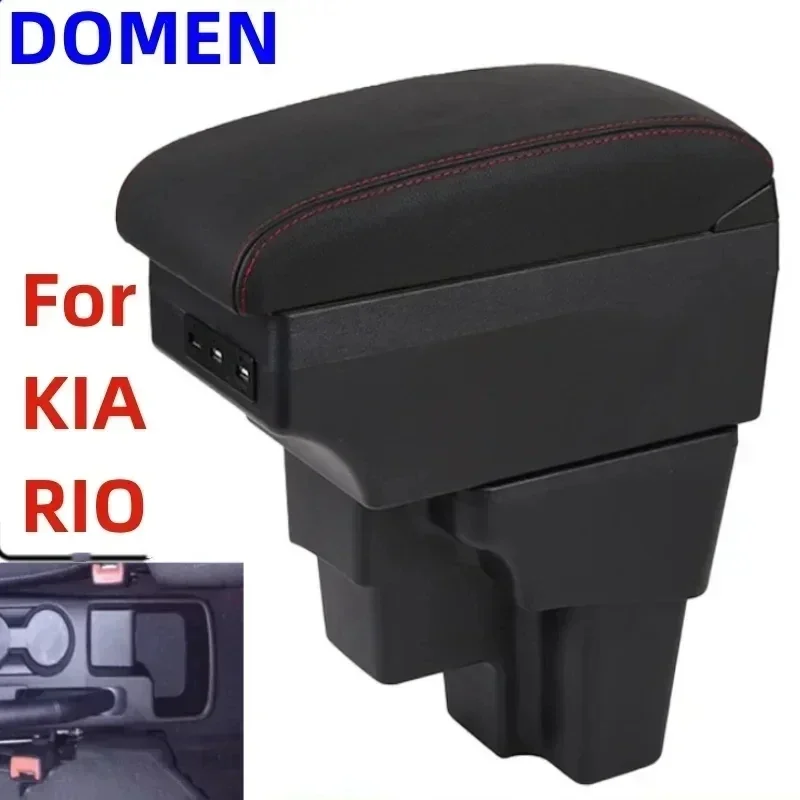 New luxury For KIA RIO Armrest Box For KIA STONIC Cerato Car South Retrofit parts Storage Box Car Accessories 2015-2022