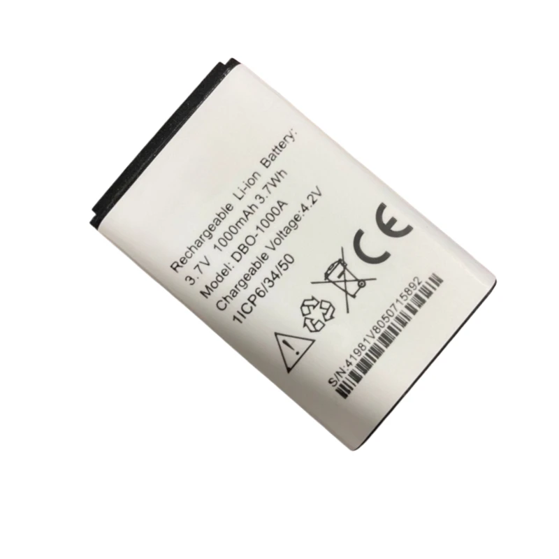 جديد جودة عالية DBO-1000A بطارية الهاتف المحمول 3.7 فولت 1000 مللي أمبير 3.7Wh ل DORO 1372 2404 1370 بطارية ليثيوم قابلة للشحن #5