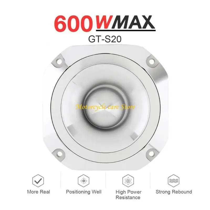 U75F Universal 600W Car Audios Pedestrian Warning Speaker Tweeters Mini Dome Treble High Sensitivity Long Service Life 4 Inch