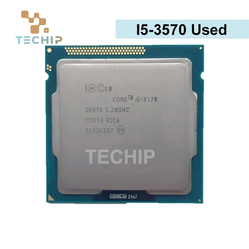 100% Original  Core i5-3570 i5 3570 3.4 GHz Used Quad-Core CPU Processor 6M 77W LGA 1155