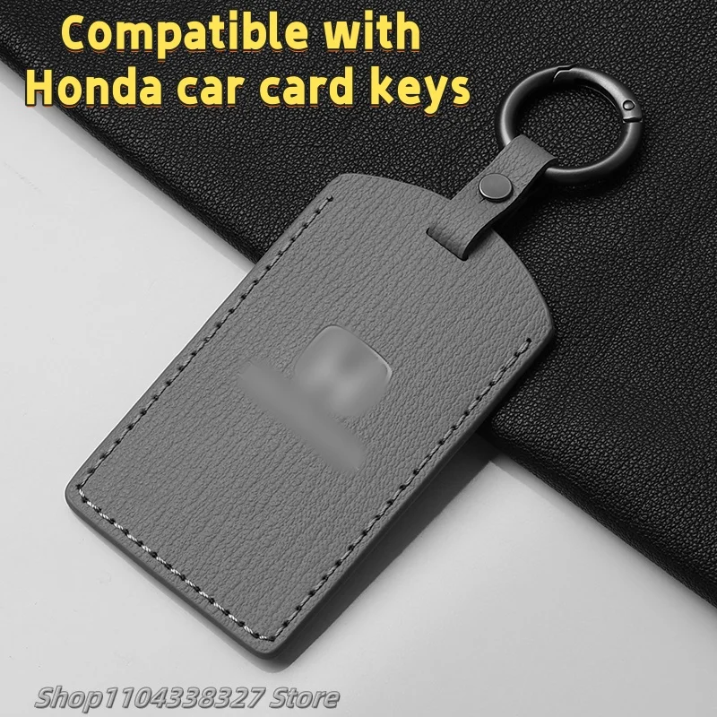 

For 2024-2025 Honda goatskin card key holder ZRV XRV Civic NFC Accord CRV23 leather scratch-resistant key case car accessories