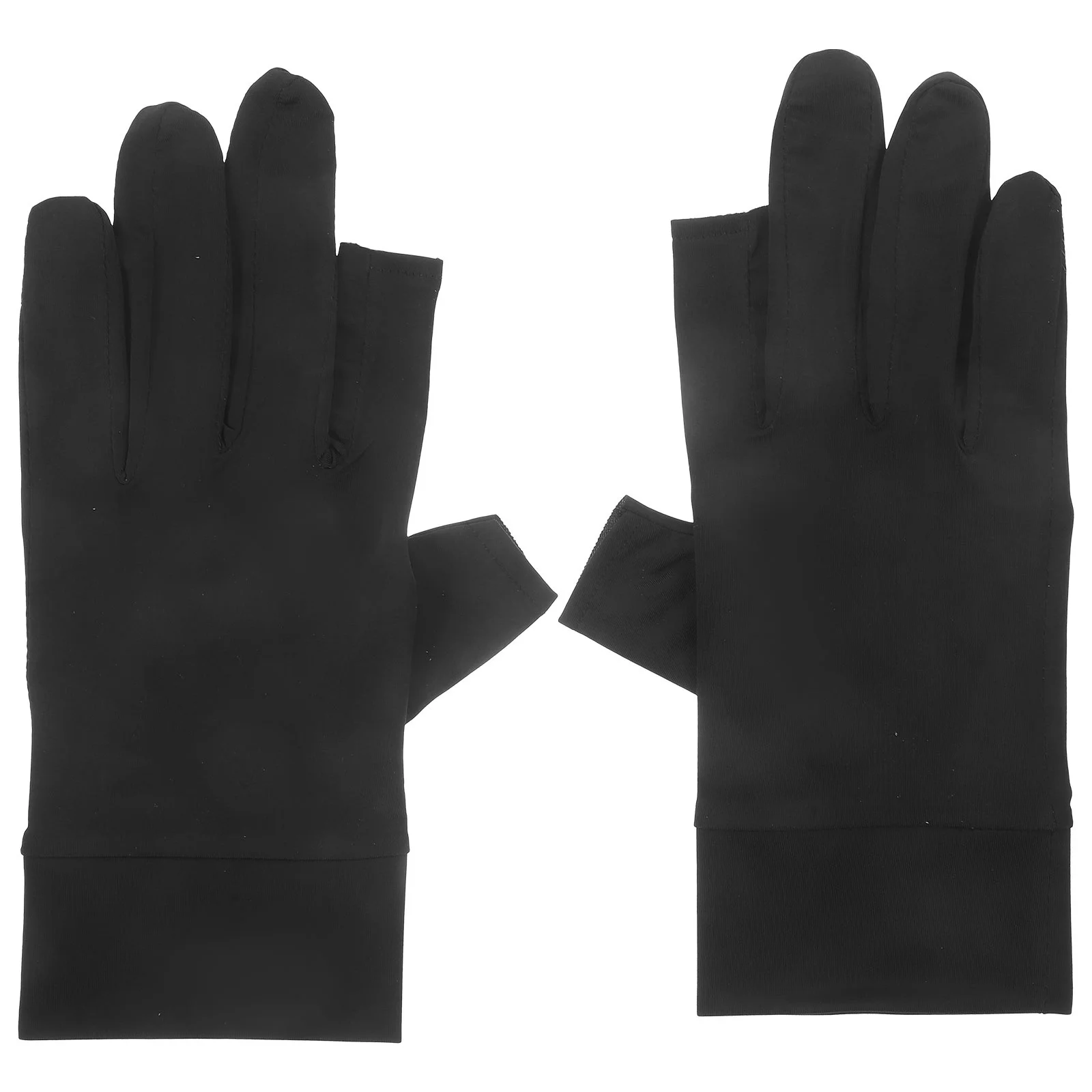 

1Pair Sun-Proof Hand Gloves Premium Non-Slip Breathable Half Finger Gloves for Outdoor Sports Driving Fishing Hiking Fitness