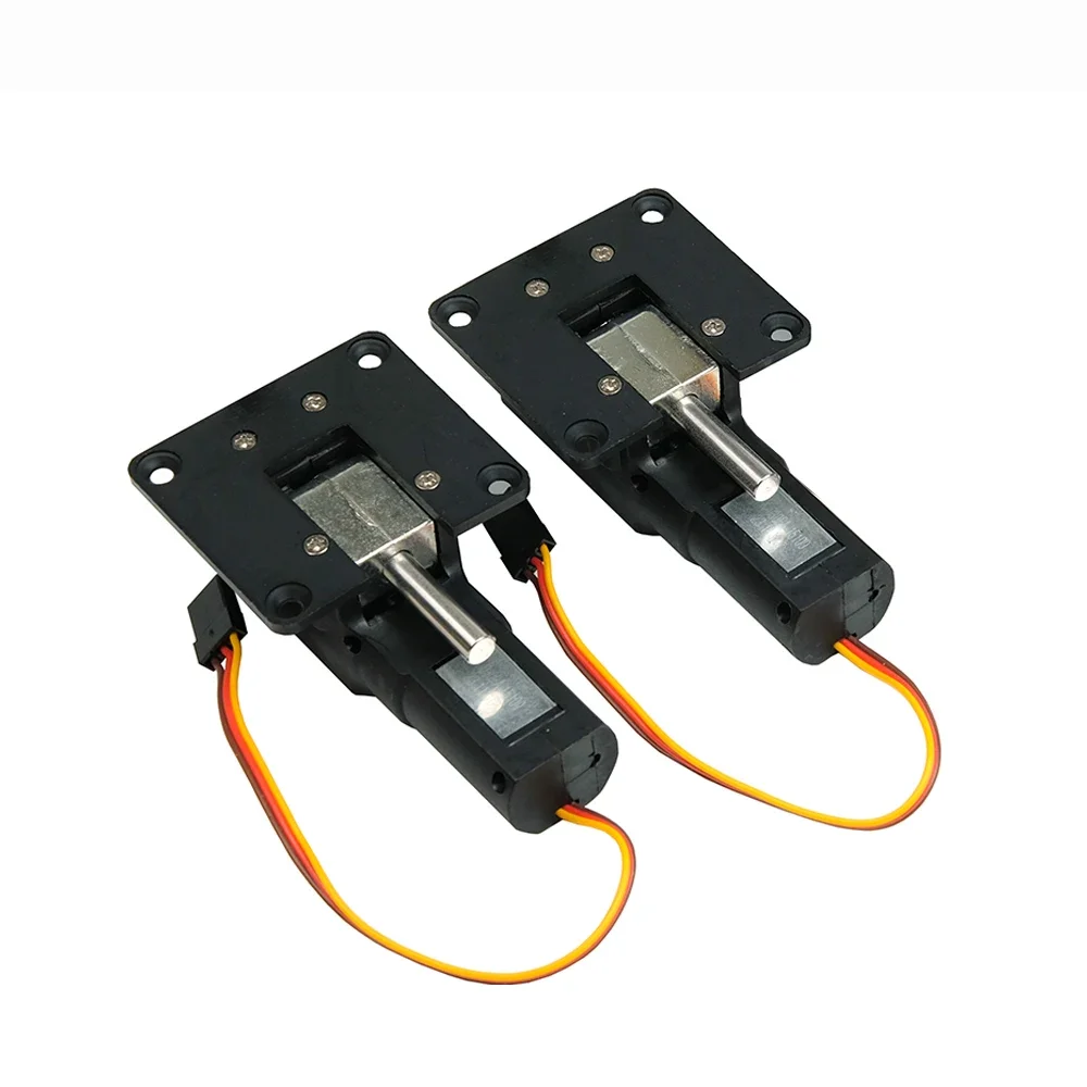 55g Servoless Retract with Metal Block Quad Electric Retractable Landing Gear Nose 15091M for 3-5kg  RC Fix Wing Airpalne