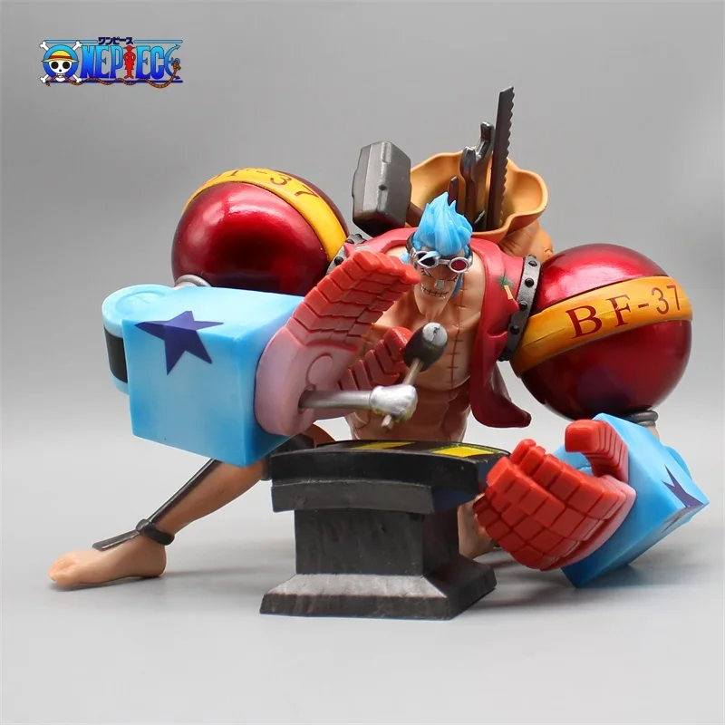 

Anime 14cm One Piece Franky Figure Gk Bt Sitting Position Franky Figurne Model Pvc Collectible Toys For Children Birthday Gift