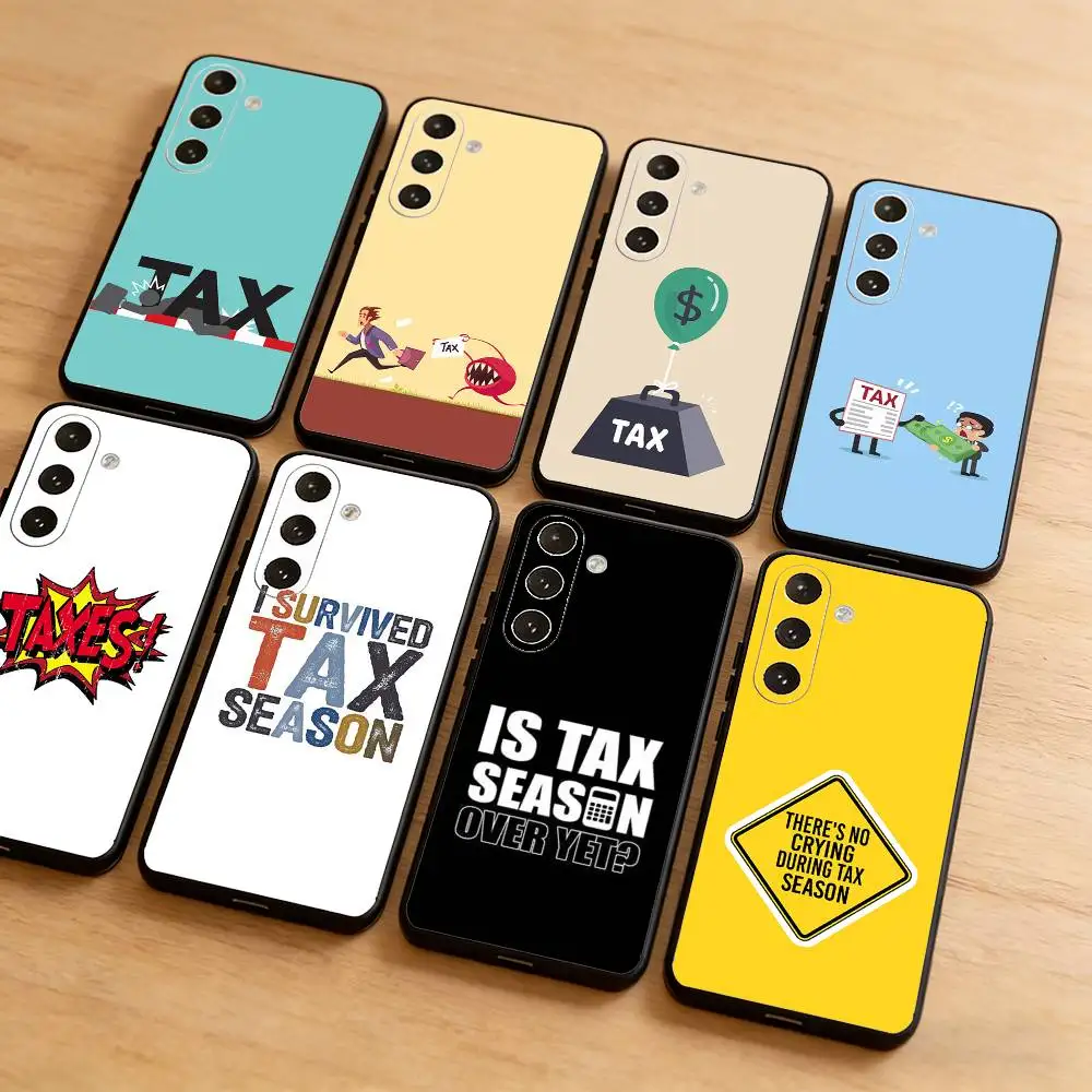 Tax Season Workers Phone Case for Samsung Galaxy A20 A22 A31 A32 A52 A53 A72 TPU Cover