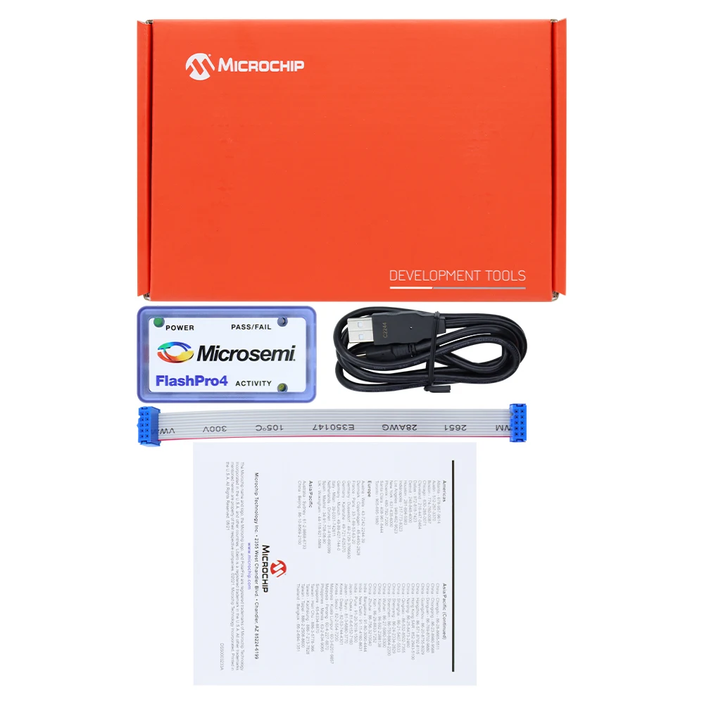 For FLASHPRO4 Microsemi FlashPro4 FPGA ISP Programmer USB JTAG Download Debug Tool