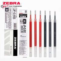 10pcs Japan ZEBRA Zebra Pen Refill JF-0.3/0.38/0.4/0.5/0.7mm JJ15 Press Neutral Pen Refill Black Blue Red School Stationery