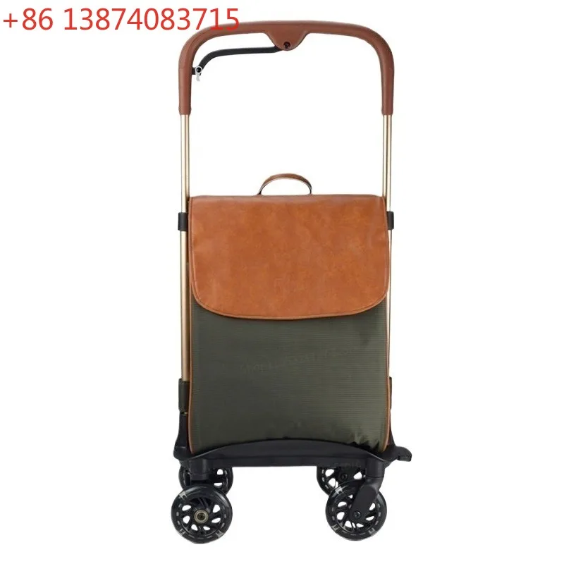 For Support The Elderly, Trolley, One-handed Brake, Shopping, Walking, Travel, Tie Rod Telescopic and Portable