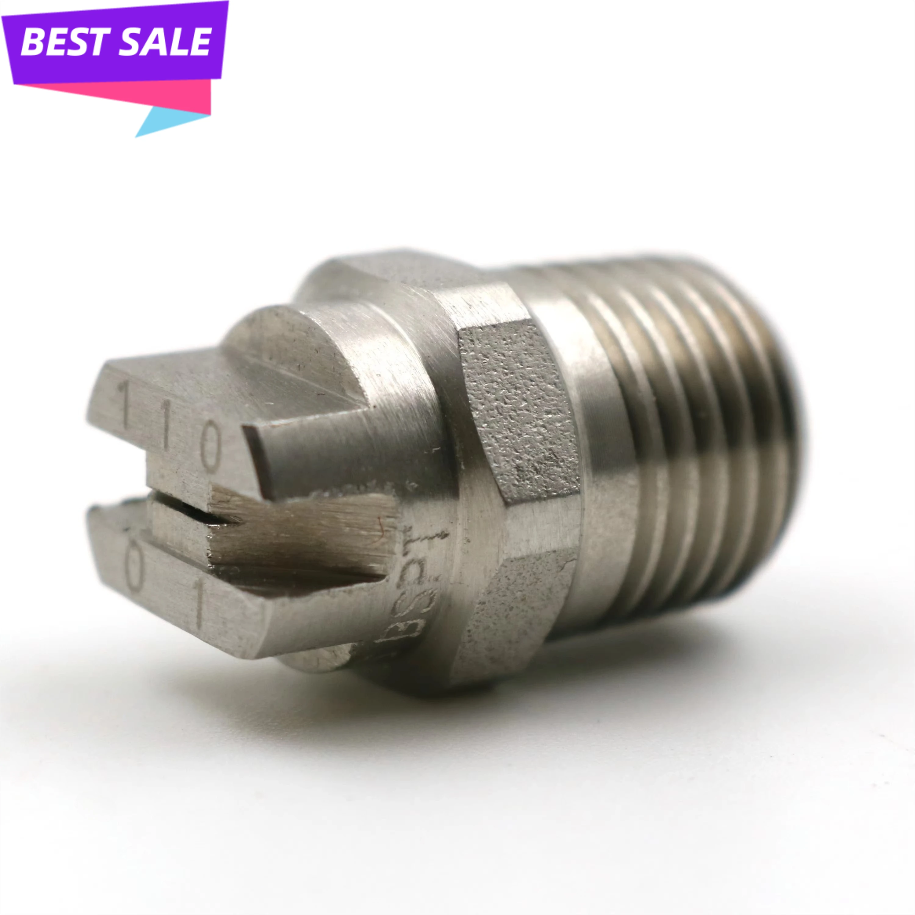 

45°/50°/65°/80° /95 °/110° 1/4" Vee Jet Flat Fan Spray Clean Jet Cooling Dust Removal Industrial Cleaning High Pressure Washing