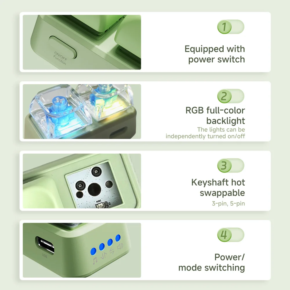 New Mini Blue Tooth Page Turner Keypad Remote Control For Kobo E-Book Readers Mobile Phone Tablet Video Switching Lazy Artifact