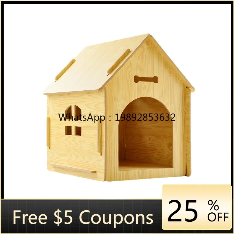 

ZZ Wyj Winter Warm Dog House Four Seasons Universal Small Dog Outdoor Closed Cage