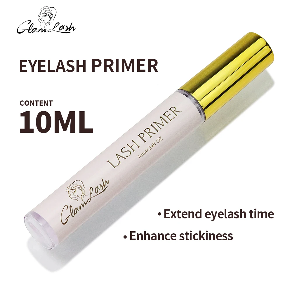 GLAMLASH 10ML False Eyelash Glue Primer Waterproof Long Lasting Quick Dry Lash Extension Adhesive Bonding Fixing Agent