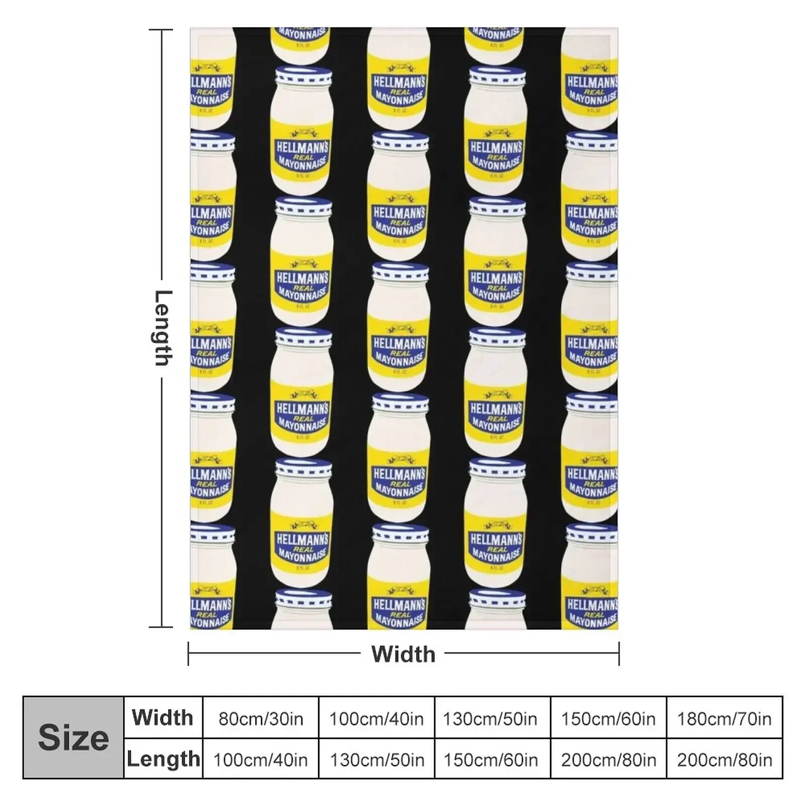 Mayonnaise ! Throw Blanket Stuffeds Soft Flannel Travel Giant Sofa decorative Blankets