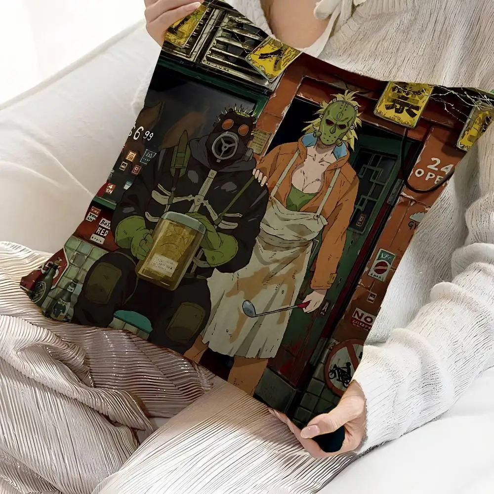 Anime D-DorohedoroS Lucky Dragon pillow cover sofa cushion cover home room decoration children gift