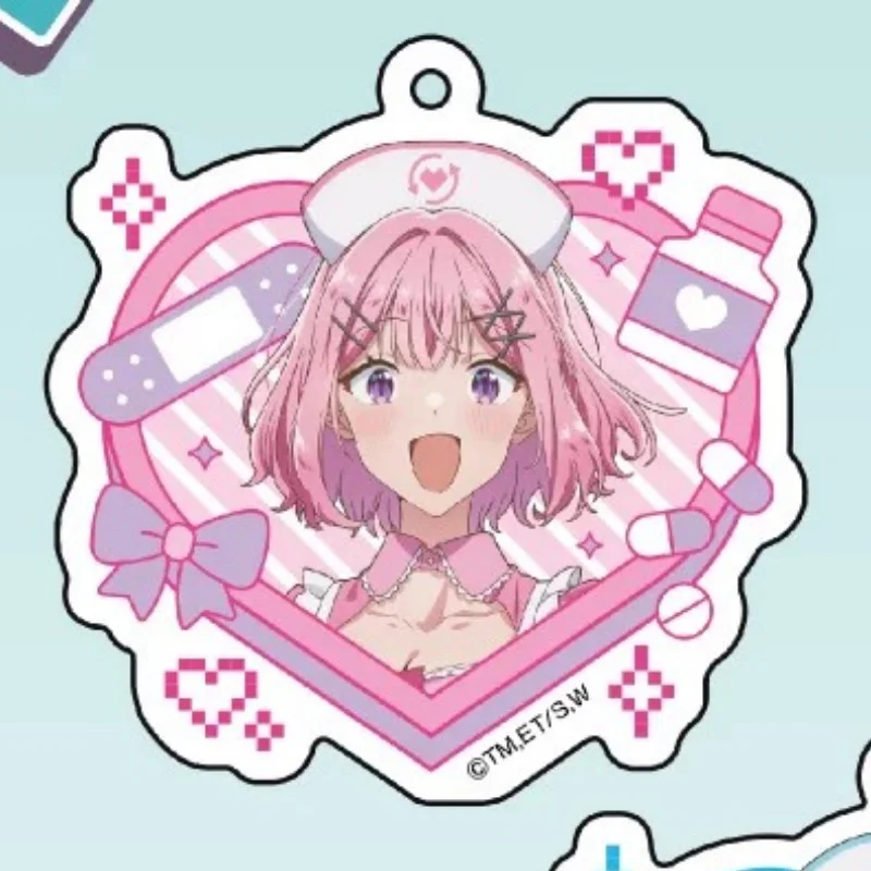 There's No Freaking Way I'll be Your Lover! Unless... 6cm Mai Odzuka Renako Amaori Acrylic Pendant Keychains Bag Charm