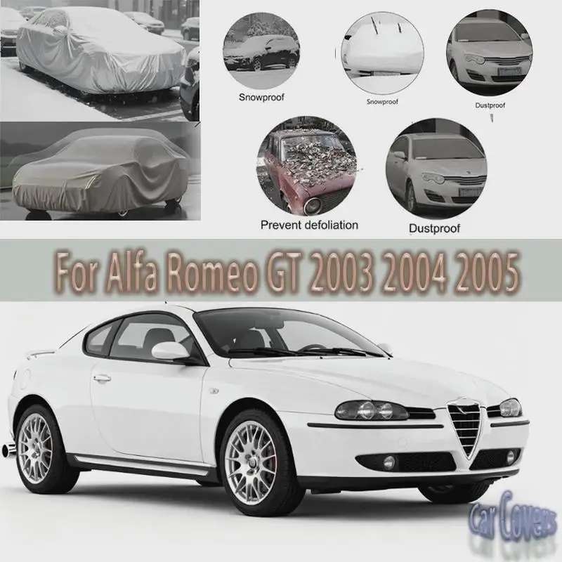 

Для Alfa Romeo GT 2003-2005 уличная защита водонепроницаемый пылезащитный полный снежный солнцезащитный козырек внешняя защита автомобильные чехлы