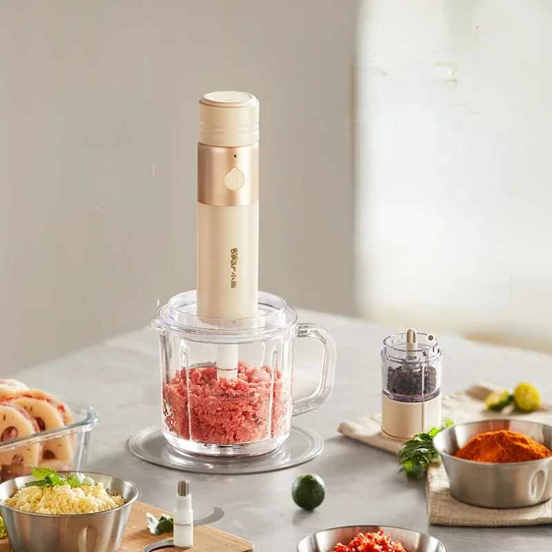 Meat Grinder Household Electric Small Stirrer Seasoning Machine Multi-Function Complementary Food Mixer Food Processor