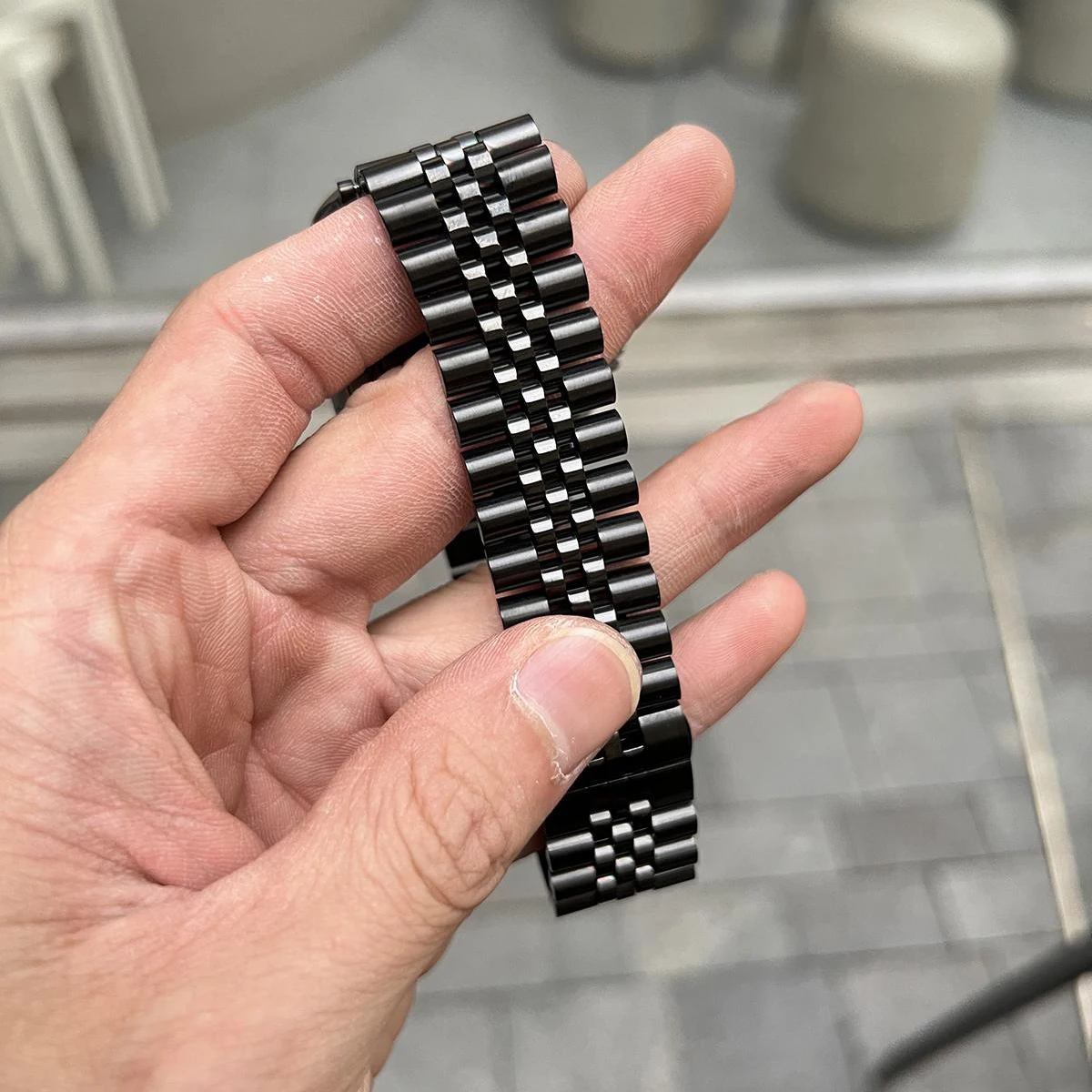 حزام معدني لساعة سامسونج جالاكسي 8 40 مللي متر 44 مللي متر سوار ساعة من الفولاذ المقاوم للصدأ سوار كوريا لساعة سامسونج 8 الكلاسيكية 46 مللي متر