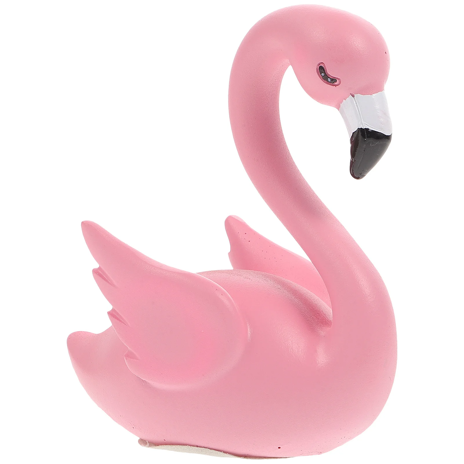 

Flamingo Car Decor Resin Creative Mini Statue For Car Office Bedroom Table Decoration Small Fresh Fun Ornament