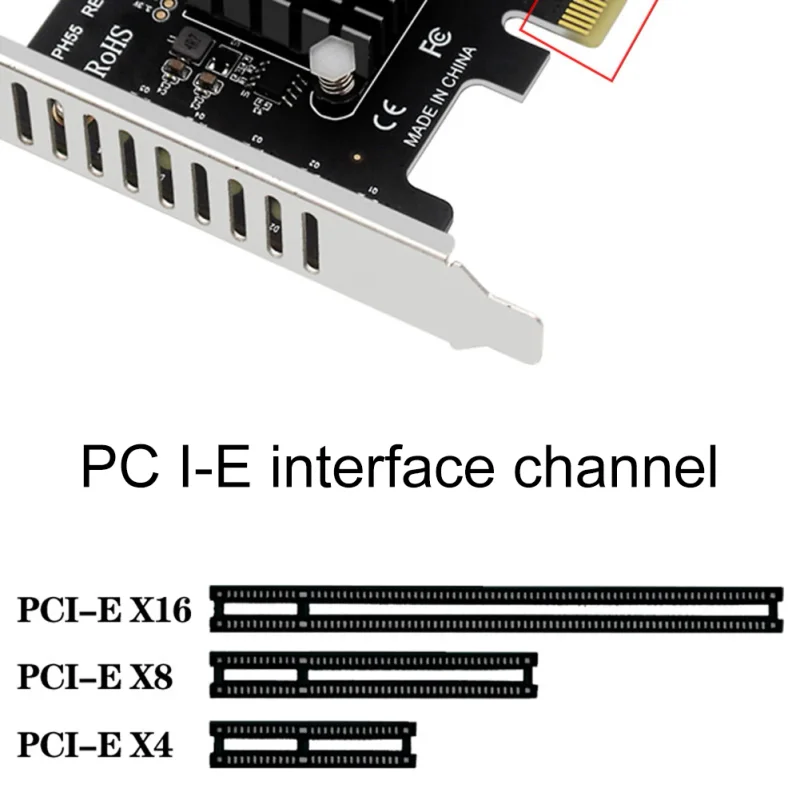 Windows/Linux/Mac OS Jmb585 Chip PCIe To 5-Port SATA3.0 Expansion Card PCIeX4 ToSATA3.0 Expansion Adapter Card Cascaded Trim