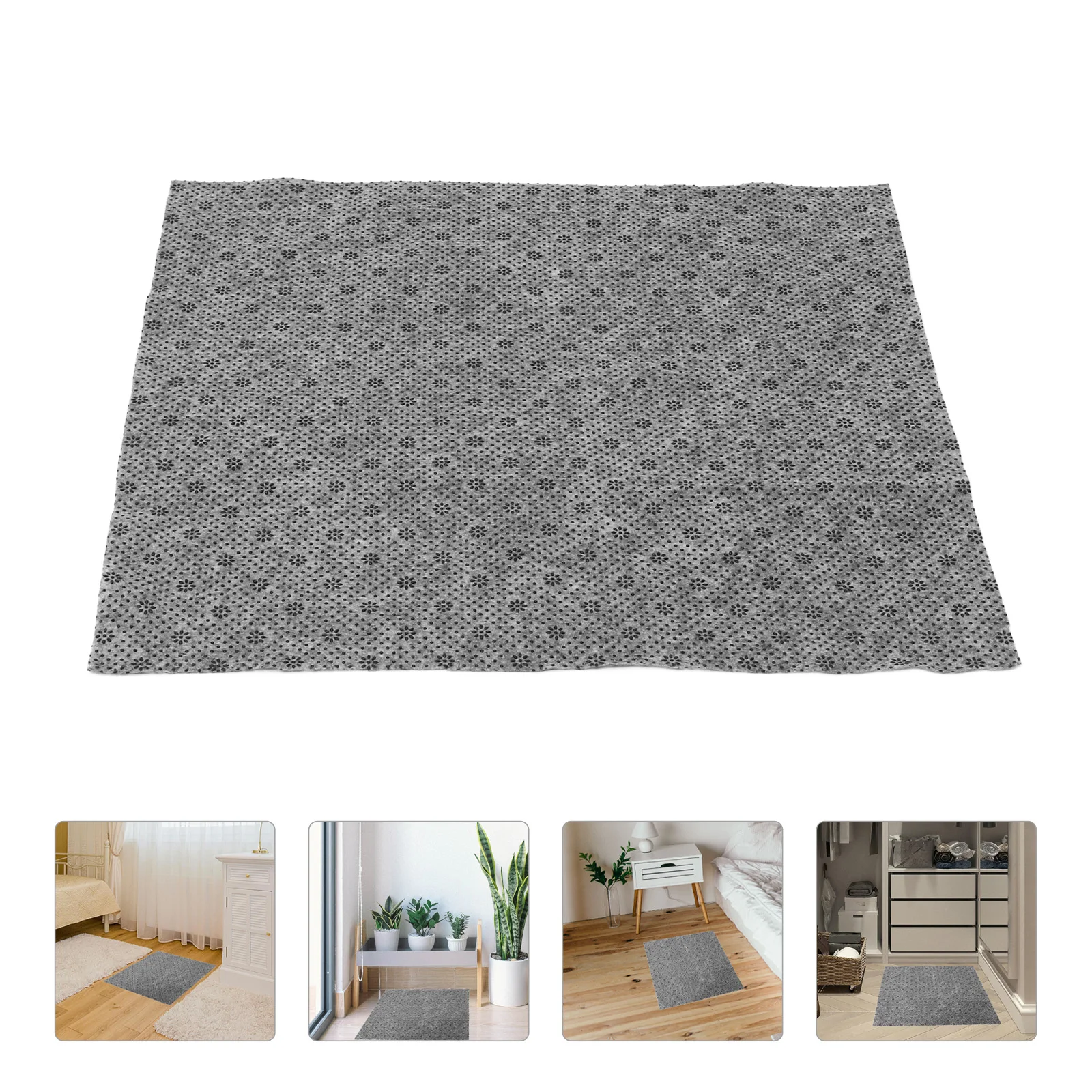 

Non Slip Felt Pad Rug Making Material Plastic Fabric Bottom Cloth Office Tufting Supplies Carpet Binding Backing Kit 50x50cm
