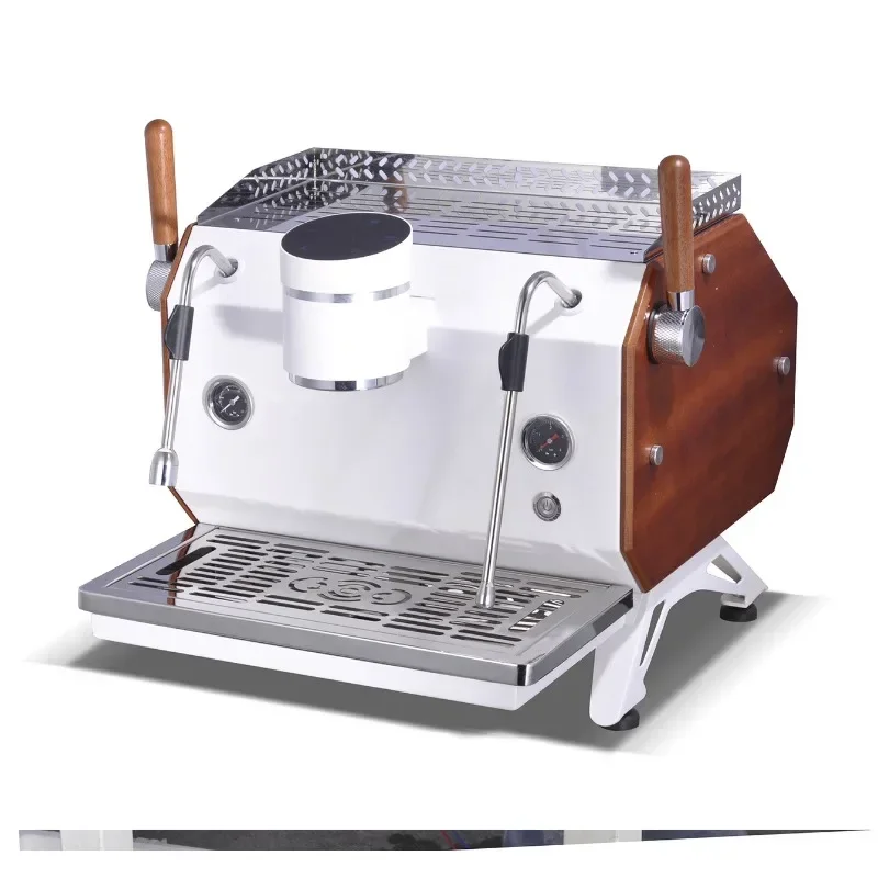 Home and business dual-purpose semi-automatic coffee machine double boiler integrated coffee machine single head double