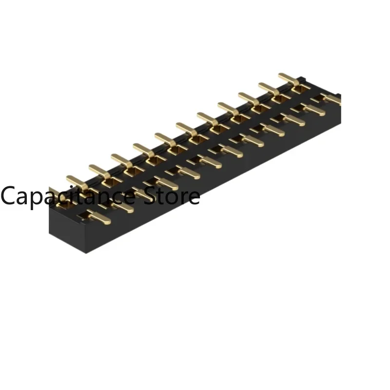 

10PCS 2.0 spacing row female double plastic H2.20W4.0 SMD connector U-shaped seat