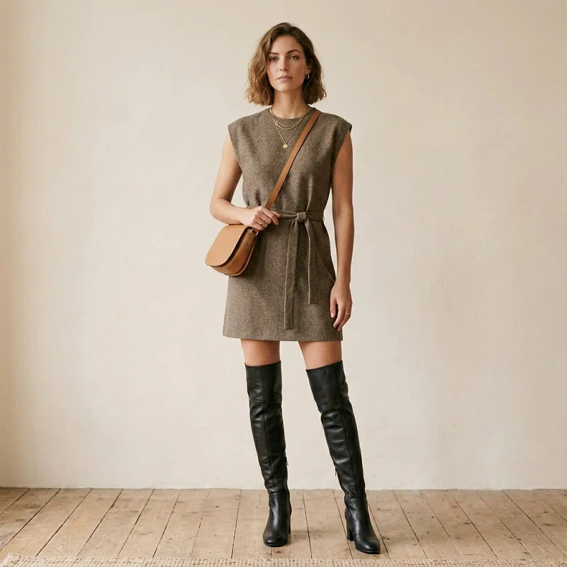 Robe avec bottes : le guide style complet